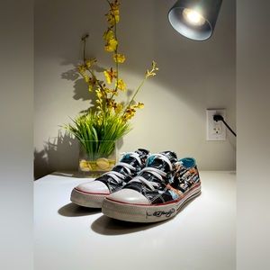Vintage Ed Hardy Converse